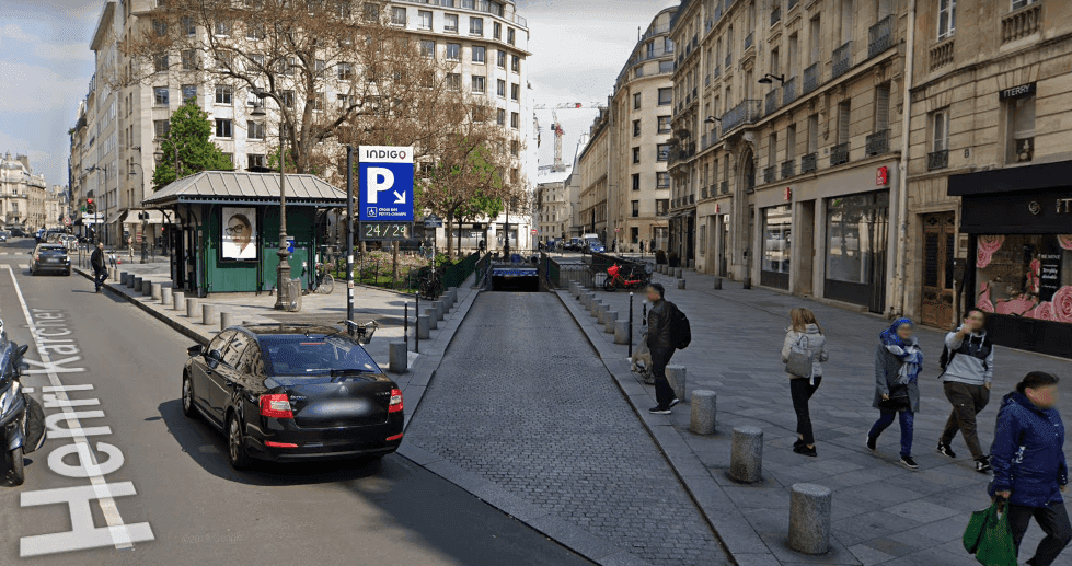 Photo du parking INDIGO Croix des Petits Champs à Paris