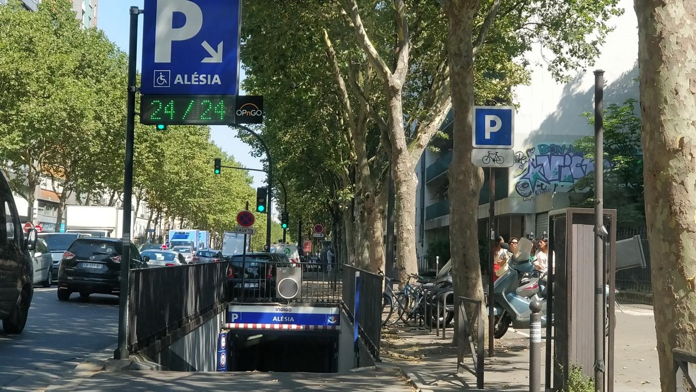 Photo du parking INDIGO Alésia à Paris