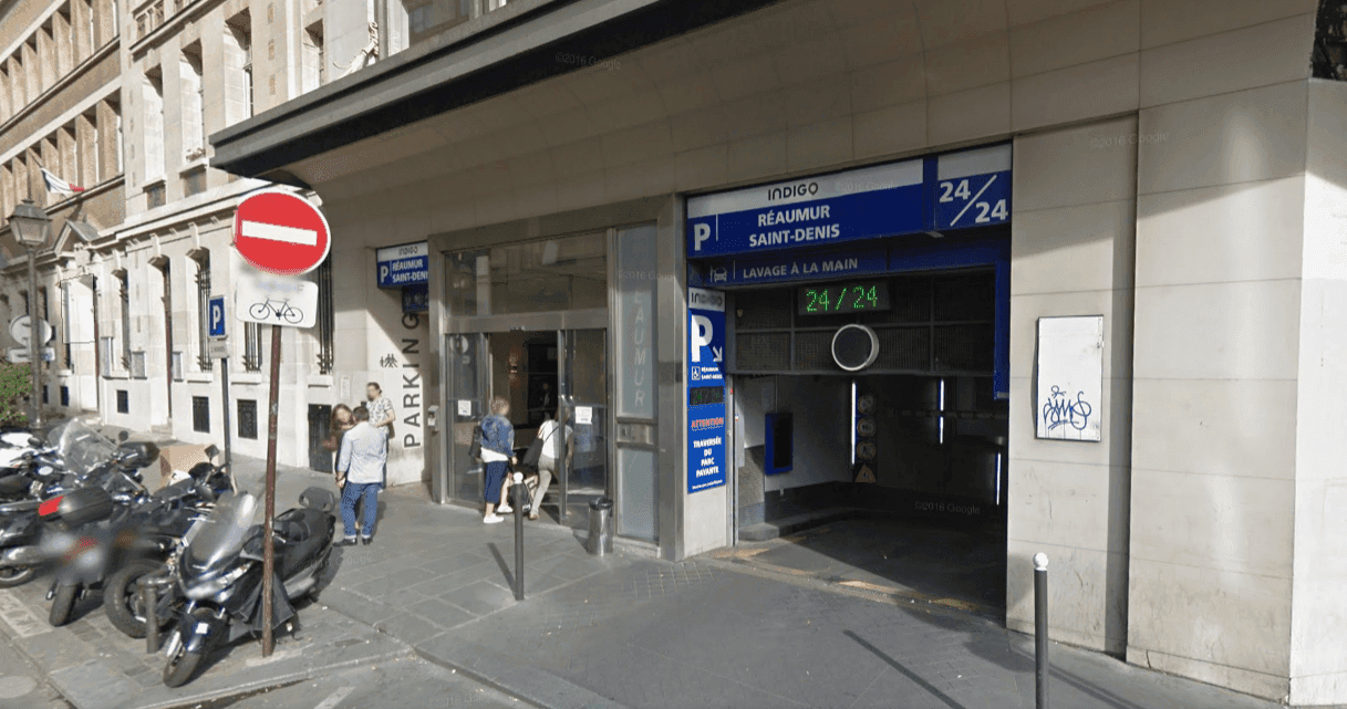 Photo du parking INDIGO Réaumur Saint-Denis à Paris